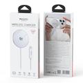 Caricabatterie wireless magnetico Yesido DS41 Qi 2.2 da 25W - Bianco