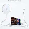 Caricabatterie wireless magnetico Yesido DS41 Qi 2.2 da 25W - Bianco