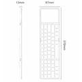Tastiera wireless Yesido KB49 a tre ante con touchpad, tastierino numerico e supporto - Inglese