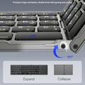 Tastiera wireless Yesido KB49 a tre ante con touchpad, tastierino numerico e supporto - Inglese