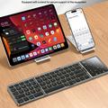Tastiera wireless Yesido KB49 a tre ante con touchpad, tastierino numerico e supporto - Inglese
