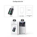 Adattatore wireless Yesido KM32 per CarPlay e Android Auto - Nero