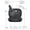 Set microfono lavalier wireless Yesido KR24 - Ricevitore Lightning - Nero
