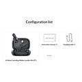 Set microfono lavalier wireless Yesido KR24 - Ricevitore Lightning - Nero