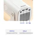 Yesido TV16 Proiettore intelligente 1080P con messa a fuoco automatica - Android 11 - Bianco