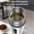 Yesido VC20 - Tazza riscaldante elettrica da 500ml per auto - Bianca