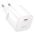 Caricabatterie Yesido YC116 da 45W con tecnologia GaN e cavo USB-C - Bianco