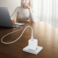 Caricabatterie Yesido YC116 da 45W con tecnologia GaN e cavo USB-C - Bianco