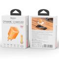 Caricabatterie Yesido YC117 da 60W con tecnologia GaN e cavo USB-C - Arancione