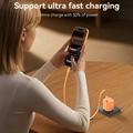 Caricabatterie Yesido YC117 da 60W con tecnologia GaN e cavo USB-C - Arancione