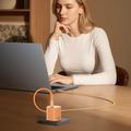 Caricabatterie Yesido YC117 da 60W con tecnologia GaN e cavo USB-C - Arancione