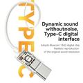 Yesido YH45 Auricolari USB-C con cavo e chip DAC - Bianco
