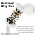 Yesido YH46 Cuffie intrauricolari con cavo da 3.5mm e microfono HD - Bianco