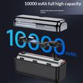 Power bank Yesido YP99 da 10000mAh con cavo USB-C-Lightning integrato - Nero