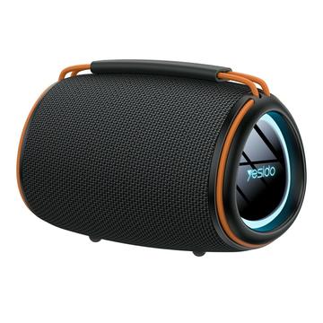 Yesido YSW39 Altoparlante Bluetooth portatile con subwoofer e RGB - 20W - Nero