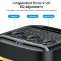 Altoparlante Bluetooth TWS Yesido YSW51 da 45W con doppio microfono e luci RGB - Nero