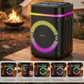 Altoparlante Bluetooth TWS Yesido YSW51 da 45W con doppio microfono e luci RGB - Nero