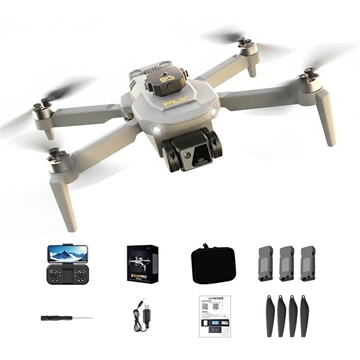 Drone gimbal Z102 EIS con doppia fotocamera, flusso ottico - Grigio
