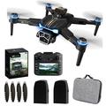Drone brushless a flusso ottico Z104 con controller con display da 4.3" - Nero