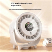 Ventilatore da tavolo 2 in 1 Z6 con funzione umidificatore - Ricaricabile tramite USB