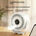 Ventilatore da tavolo 2 in 1 Z6 con funzione umidificatore - Ricaricabile tramite USB