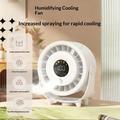 Ventilatore da tavolo 2 in 1 Z6 con funzione umidificatore - Ricaricabile tramite USB