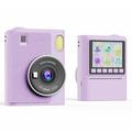 Fotocamera a stampa istantanea per bambini Z900 con filtri creativi e scheda di memoria da 32GB - Viola