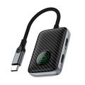 ZC4339 Adattatore/hub USB-C OTG 3 in 1 con ricarica rapida PD da 60 W - Nero