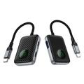 ZC4339 Adattatore/hub USB-C OTG 3 in 1 con ricarica rapida PD da 60 W - Nero