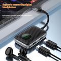 ZC4339 Adattatore/hub USB-C OTG 3 in 1 con ricarica rapida PD da 60 W - Nero