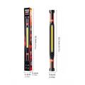 Lampada da lavoro magnetica COB ZJ-8905 - 400lm, ricaricabile tramite USB-C - Nero / Rosso