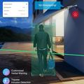 Telecamera di sicurezza aggiuntiva ZOSI da 5MP con alimentazione PoE, audio, luce e sirena - Bianca