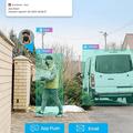 Telecamera di sicurezza aggiuntiva ZOSI da 5MP con alimentazione PoE, audio, luce e sirena - Bianca