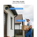 ZOSI C220 - Telecamera di sicurezza PoE da esterno da 4MP con rilevamento di persone tramite IA