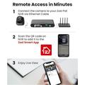 ZOSI C220 - Telecamera di sicurezza PoE da esterno da 4MP con rilevamento di persone tramite IA