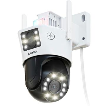 ZOSI C298Pro Telecamera PTZ a doppio obiettivo da 8MP con AI Tracking e visione notturna a colori