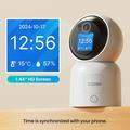 Zosi C519M Telecamera di sicurezza WiFi intelligente da 4MP con rilevamento persone tramite IA - Bianca