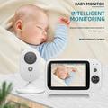 ZR303B: baby monitor con schermo LCD da 3.2", audio bidirezionale e avviso di temperatura