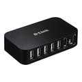 Hub USB 2.0 a 7 Porte D-Link DUB H7 - Nero