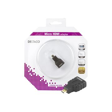 Adattatore Micro HDMI Deltaco - Nero