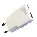 everActive SC-340Q Caricabatterie GaN Super Slim 20W con porte USB QC3.0 e USB-C PD - Bianco