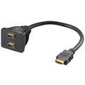 Adattatore per cavo HDMI™, Guldpläterad