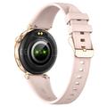 Smartwatch da donna i222 con display AMOLED da 1.19" - Oro / Rosa