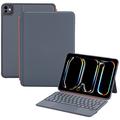 Custodia con tastiera magnetica in pelle K10P per iPad 2022/2025/Air 11 2024/2025/2026 con touchpad - Nera