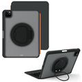 Custodia con tastiera magnetica retroilluminata per iPad 2022/2025/Air 11 2024/2025 TU3607 con supporto girevole a 360 - Nero