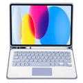 Custodia con tastiera Bluetooth per iPad 2022/2025 - Viola