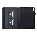 Custodia Butterfly Smart Folio per iPad 2022/2025 con scomparti per carte - Nera