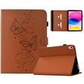 Custodia Butterfly Smart Folio per iPad 2022/2025 con scomparti per carte - Marrone