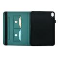Custodia Butterfly Smart Folio per iPad 2022/2025 con scomparti per carte - Verde