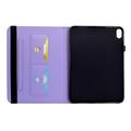 Custodia Butterfly Smart Folio per iPad 2022/2025 con scomparti per carte - Viola